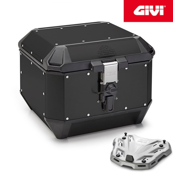 Givi Trekker 44LT Motorradkoffer + Kawasaki Versys 1000 2022-2024 Montageplatte-image