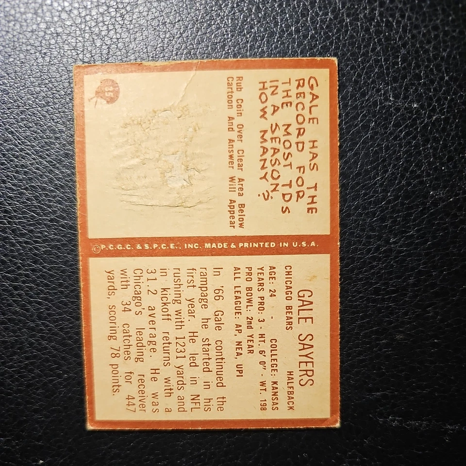 Philadelphia 1967 - Gale Sayers #35 Foto 2 de 2