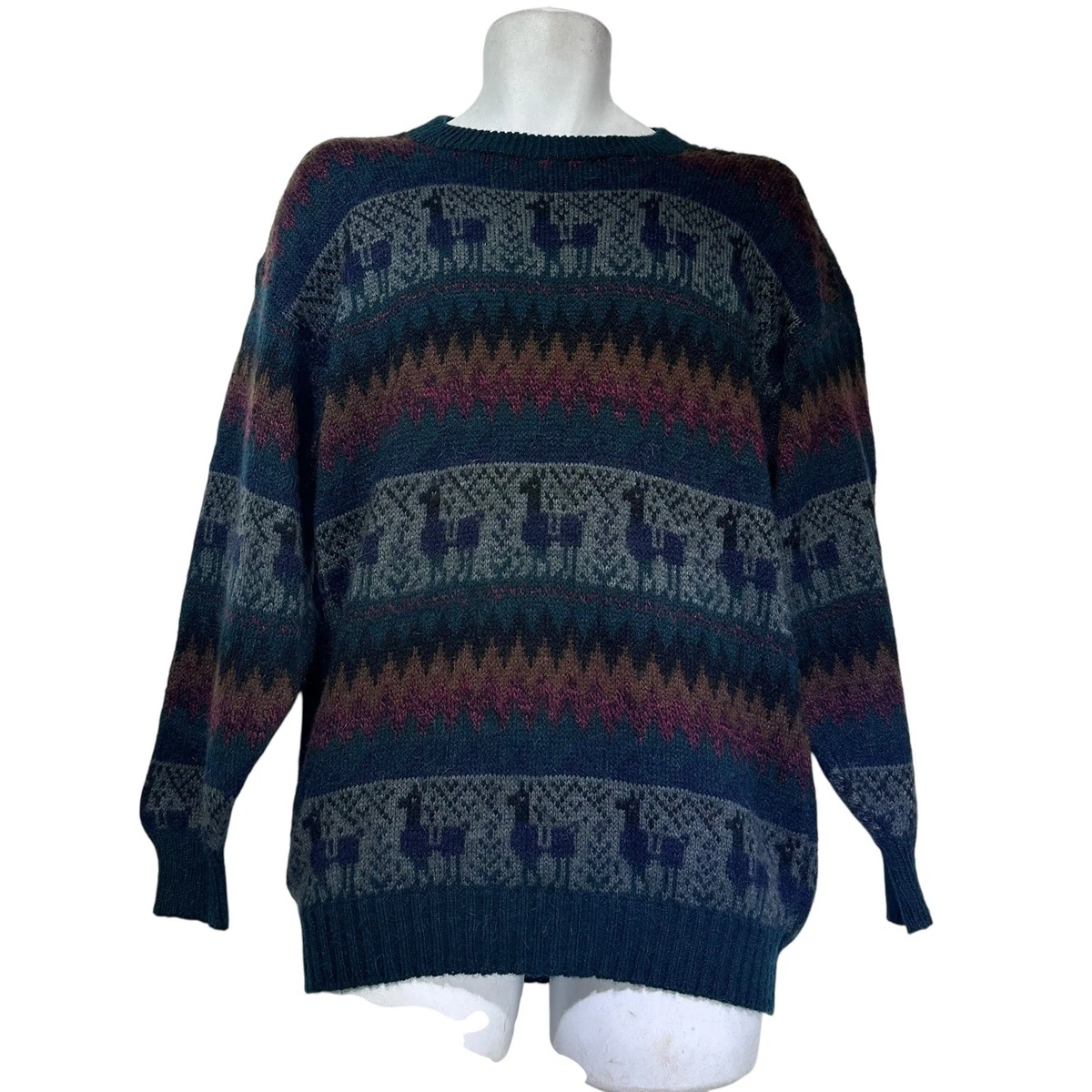 Vintage Alpaca Sweater In Men