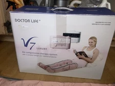 DOCTOR LIFE V7 Air Compression Therapy system w/2 Leg Compression Sleeves