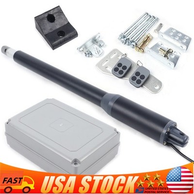 110V Automatic Single Swing Gate Opener Heavy Duty DC Motor W/ Remote Control