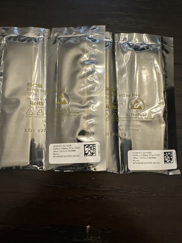 DDR4 2133Mhz Micron 64GB Kit 4x 16GB HP Cloudline CL2100 Memory RAM - Picture 4 of 4