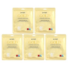 Gold Hydrogel Beauty Mask Pack, 5 Sheets, 1.1...
