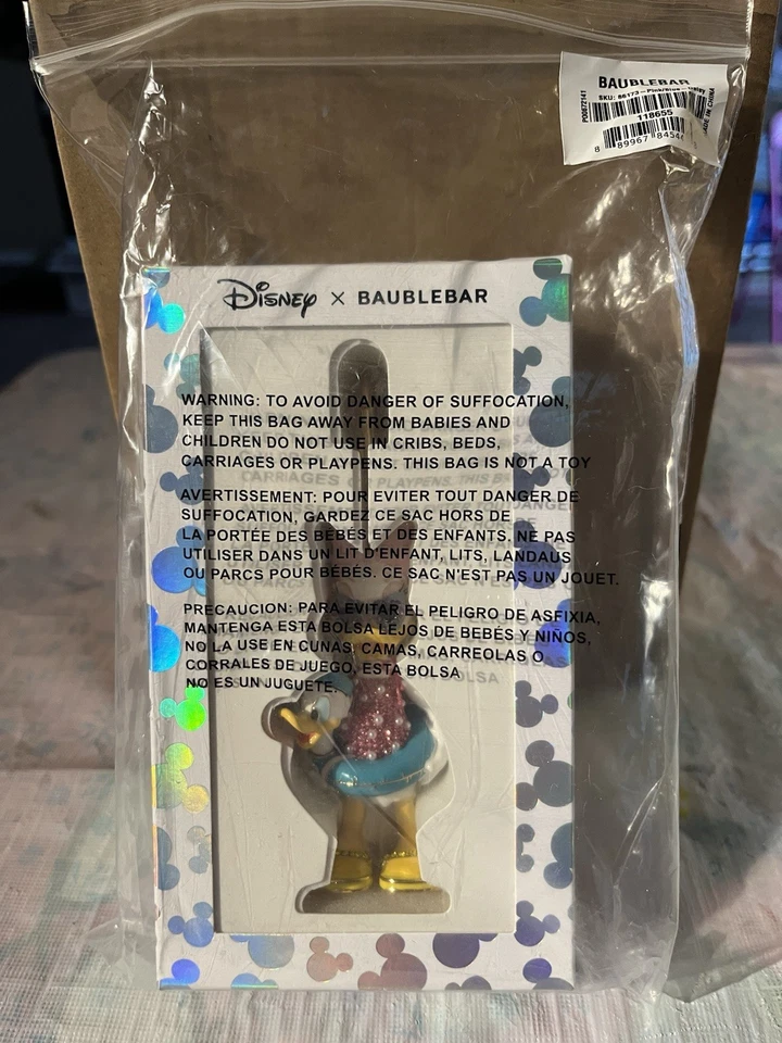 BAUBLEBAR x DISNEY DAISY "DONALD DUCK POOL FLOATIE" NEW IN PACKAGE/BOX - Image 2 of 4