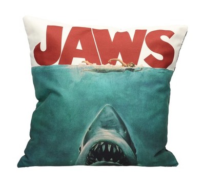 Jaws Poster Collage Square Kissen Sd Toys