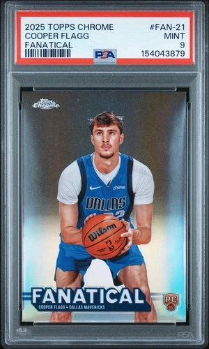 2025 Topps Chrome Cooper Flagg Base (PSA 9)