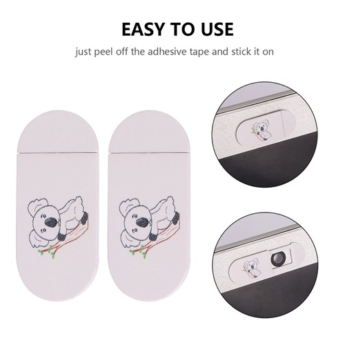 4pcs Privacy Protection Webcam Cover Creative Tablets Webcam Slider Blocker - 第 9/12 張圖片