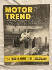 Vintage! Motor Trend Book Magazine Jan 1951 '51 Ford -O-Matic Test Anglia Winner