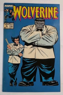 Wolverine #8 (Marvel Comics June 1989) vf. Ships In Toploader!!