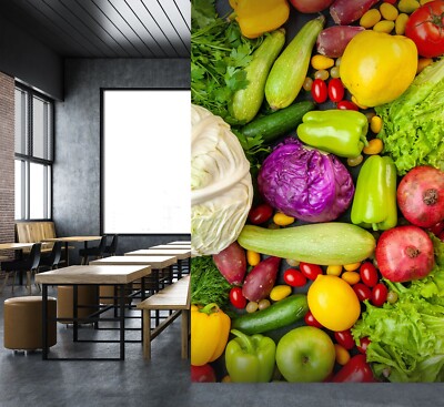 3D Fresh Vegetables ZHUA8118 Wallpaper Wall Murals Removable Self-adhesive Ann