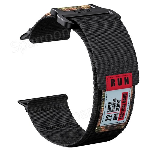 Rugged Military Nylon Strap Band For Apple Watch Ultra Series 9 8 7 6 5 4 SE - Picture 11 of 72