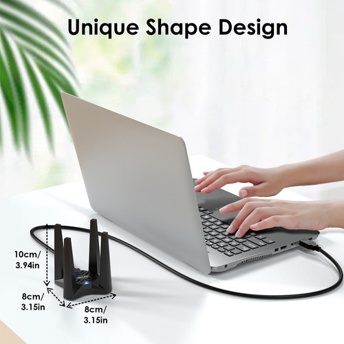 Wavlink 5400Mbps PCIe Wifi Card WiFi 6E Network Card 1800Mbps USB WiFi Adapter - Picture 18 of 36