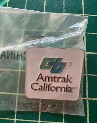 Amtrak California - Sammlerstück Ansteck-/Hutnadel für Eisenbahnenthusiasten