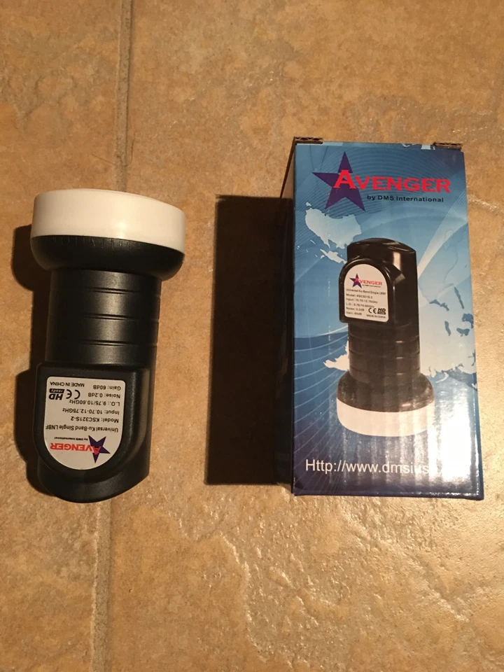 Avenger KSC321S-2 0.2dB HD Salida Única Universal Lineal Ku Satellite LNBF Foto 3 de 4