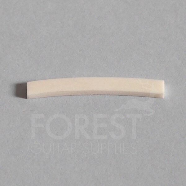 Bone nut blank compatible Strat or Tele guitar vintage radiused 9.5"
