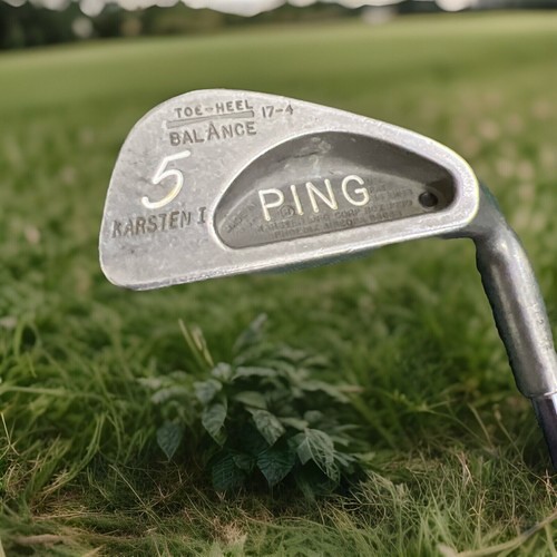 Fers De Golf Ping Karsten I Toe-Heel Balance - 3-PW (sans Le 7 Fer), Acier, Point Noir, Droitier