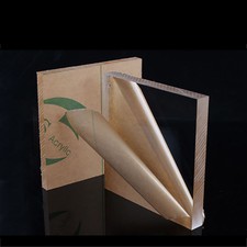 Clear Plastic Acrylic Cut Sheet PMMA Panels 1mm~8mm Thick,Multi sizes available