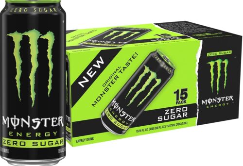 Monster Energy Zero Sugar Green Original Low Calorie Energy Drink 16 Fl Oz
