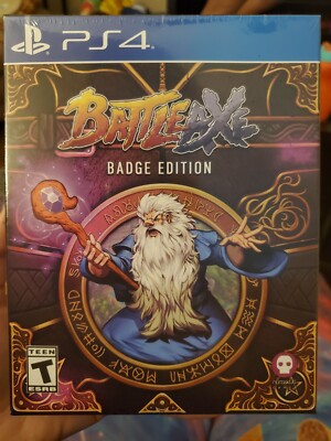 Battle Axe Badge Edition PS4 Limited Run Games, Brand New