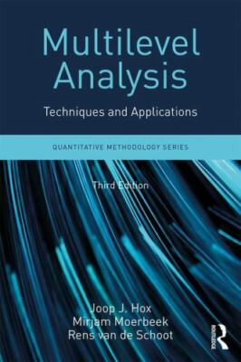 Multilevel Analysis: Techniques and Applications, Third Edition by Joop Hox: New