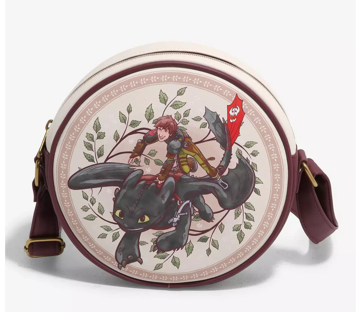 How to Train Your Dragon Hiccup and Toothless Crossbody Bag, NEW