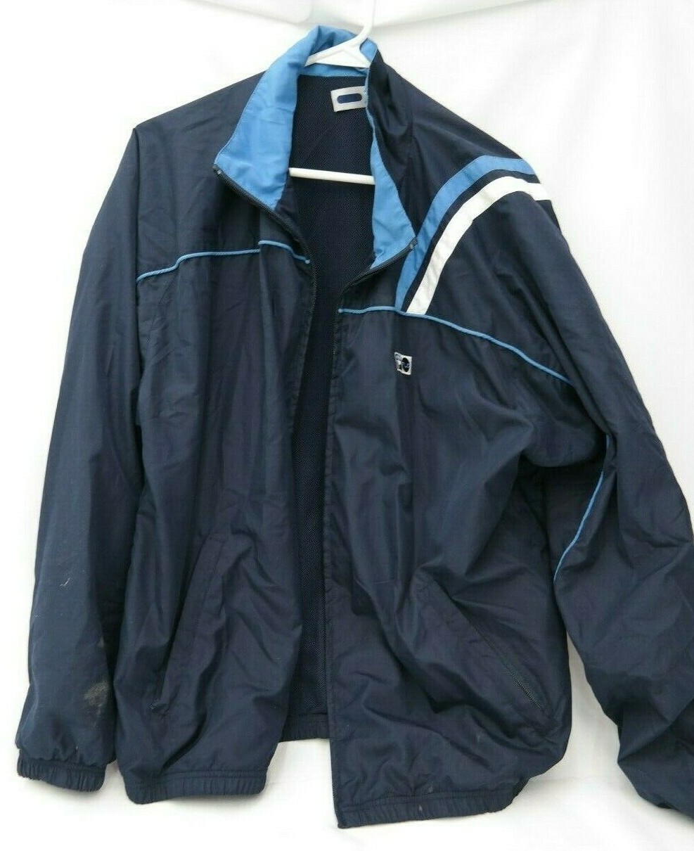 Giacca a vento uomo Fila grande blu scuro full zip MT