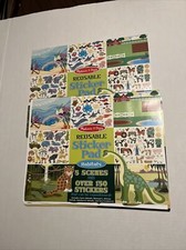 Melissa  Doug Reusable Sticker Pad: Habitats - 150 Reusable Stickers