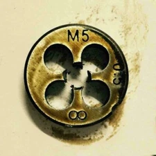 1PCS HSS M5 × 0.5 mm right Hand Thread die Threading Tool Metric M5*0.5