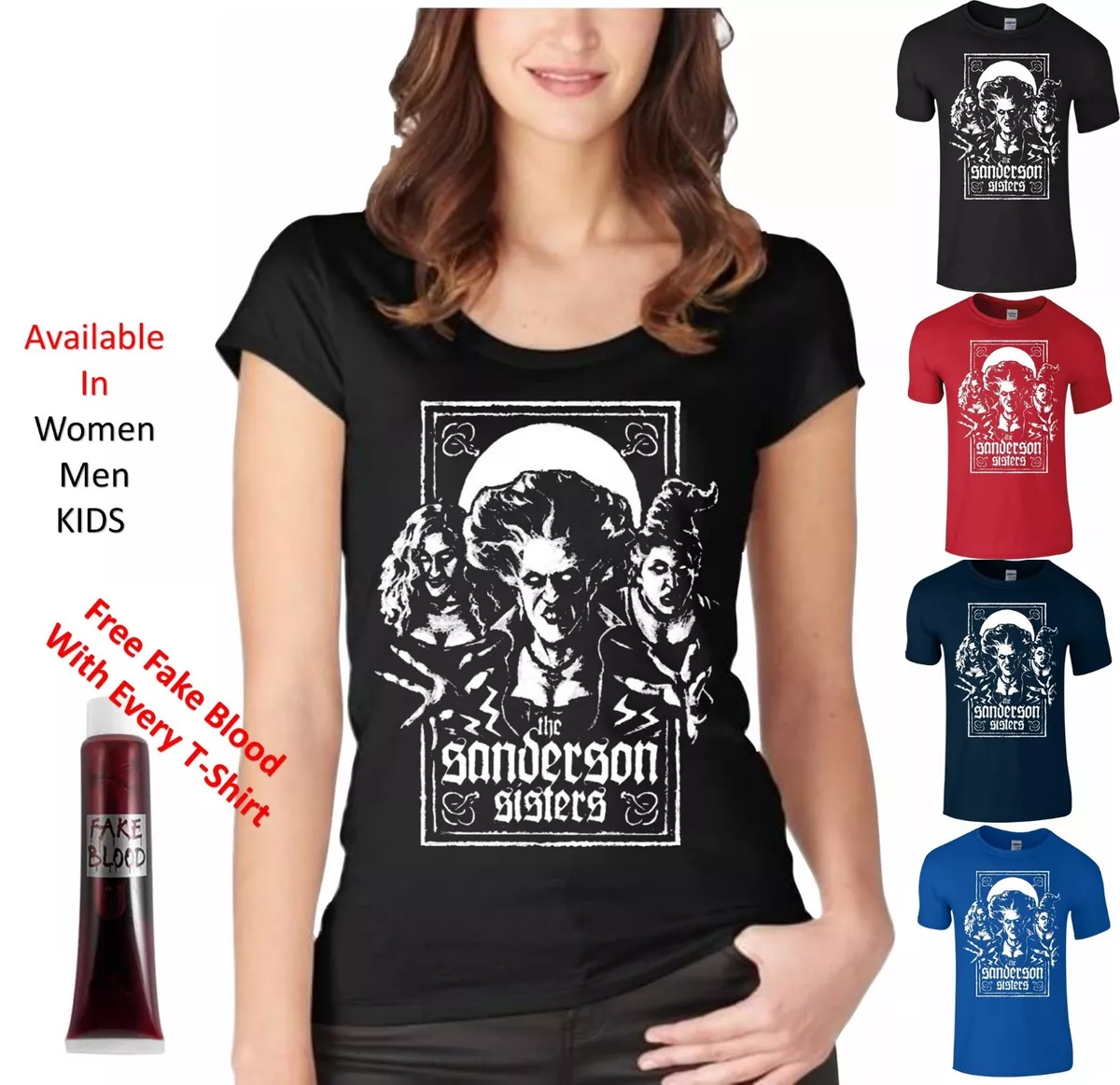 Sanderson Sisters Hocus Pocus Inspired T Shirt Halloween movie