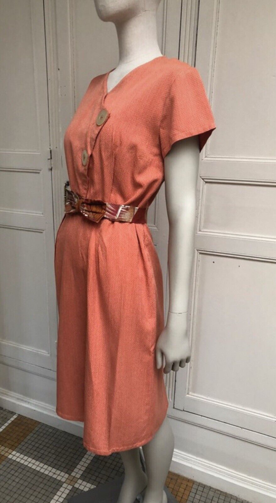 Details zu  Incroyable Robe Femme Vintage 1940 Taille 38/40 Sofortige Lieferung im Inland