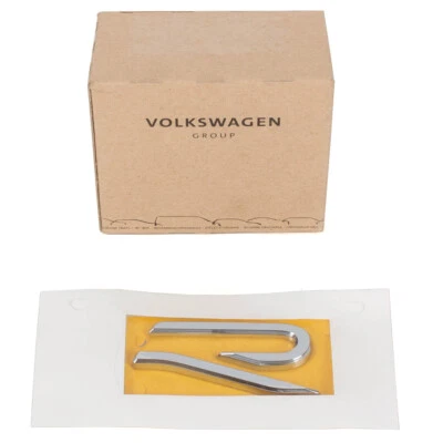 ORIGINAL VW Emblem Schriftzug R Chrom GOLF 8 R T-ROC R TOUAREG R 2GA853675G 2ZZ - Bild 1 von 4