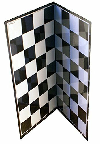 Softee Equipment 0010485 Scacchiera Pieghevole, Bianco, S (y6F)