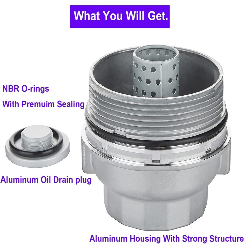 Oil Filter Housing Cap For Toyota Corolla Prius Ma... – Grandado - Foto 2