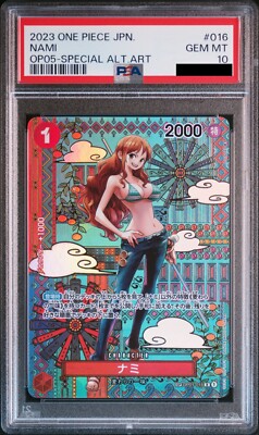 ナミPSA10 PSA10 Nami 016 OP05 Special Alt Art Awakening of New Era One