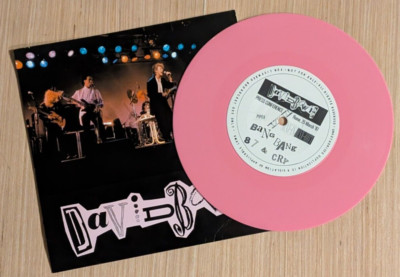 David Bowie Press Conference Rome, 25 March '87 Live Pink 7'' Vinyl Record
