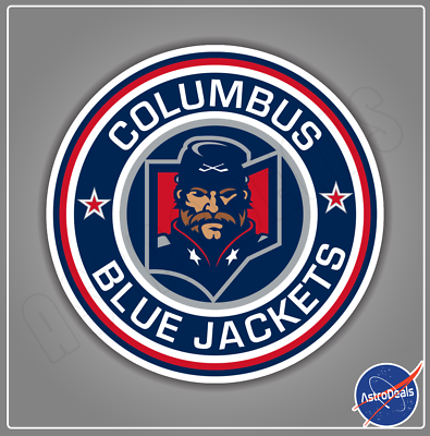 Columbus Blue Jackets NHL Ice Hockey Logo Sticker Decal *Size: 3