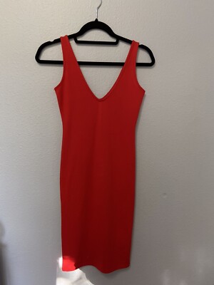 Brand New Forever 21 Red Bodycon Prom Dress Size S Never Worn