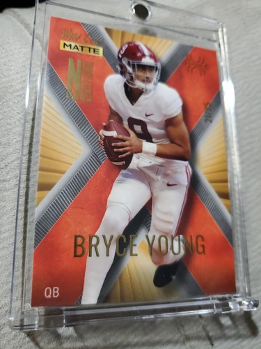 2022 Wild Card Matte National VIP X-Plode MXPN-5 Bryce Young Orange 21 /25 RC - Picture 4 of 18