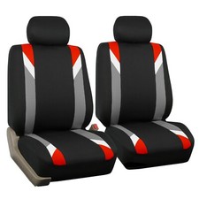 Premium Modernistic Blue Black Auto Car Suv Bucket Seat Covers