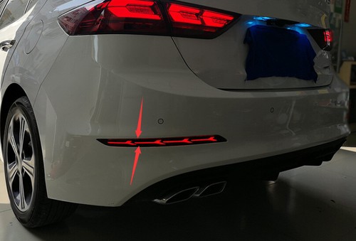 For Hyundai Elantra 2017-18 Replace LED Rear Bumper Brake Tail Light Signal Lamp - Picture 2 of 17