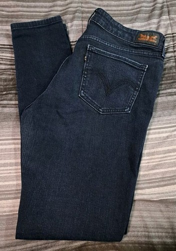 Levis Jegging Denim Jeans Womans Mid Rise Dark Wash 32x30 Stretch SMOKE FREE