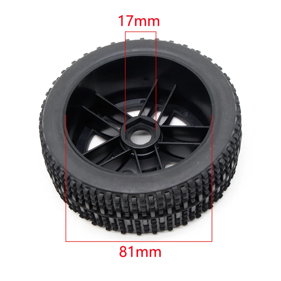 4Stk 17mm Hex 111mm Off-Road Reifen für 1/8 1/10 RC TRAXXAS ARRMA - Bild 2 von 4