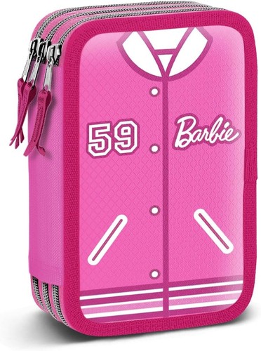 Barbie Set Mochila Trolley Grande + Estuche 3zip Saco Escuela Primaria Niña - Imagen 2 de 5