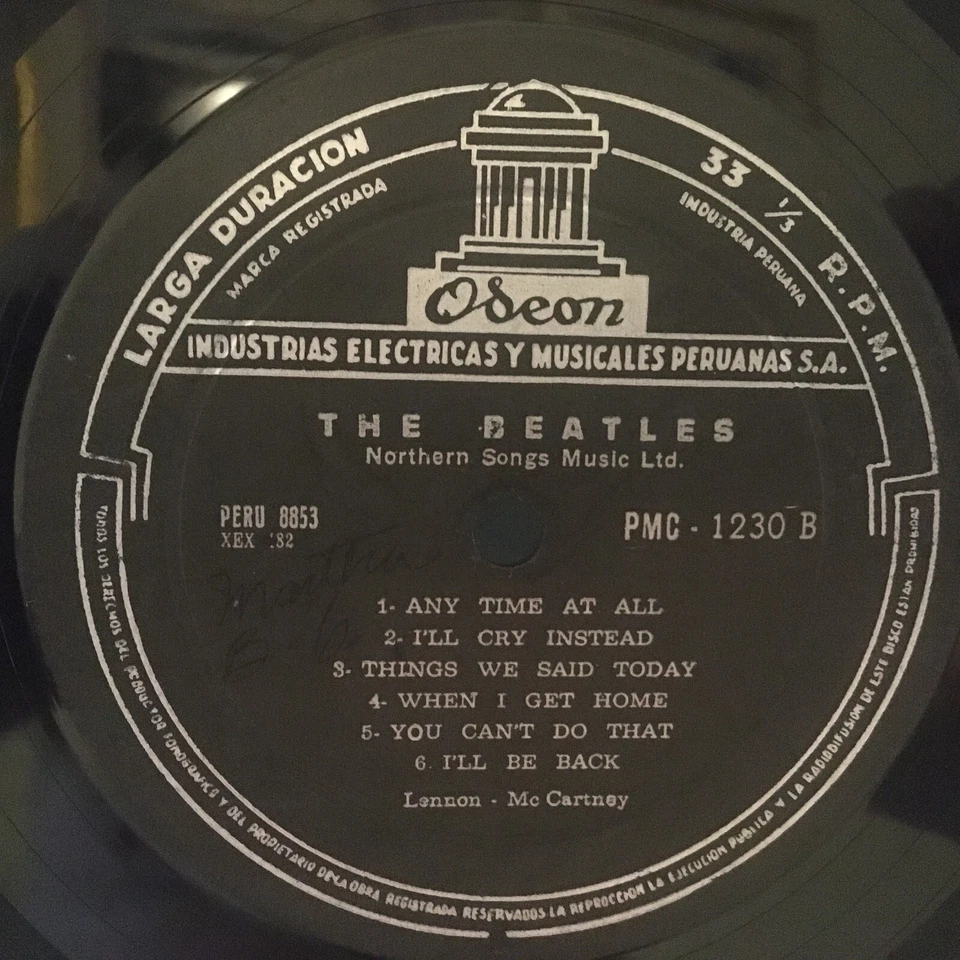 LOS BEATLES LP YEAH , YEAH, YEAH, PAUL ,JOHN ,GEORGE, RINGO ( PERU COPY) Foto 3 de 4