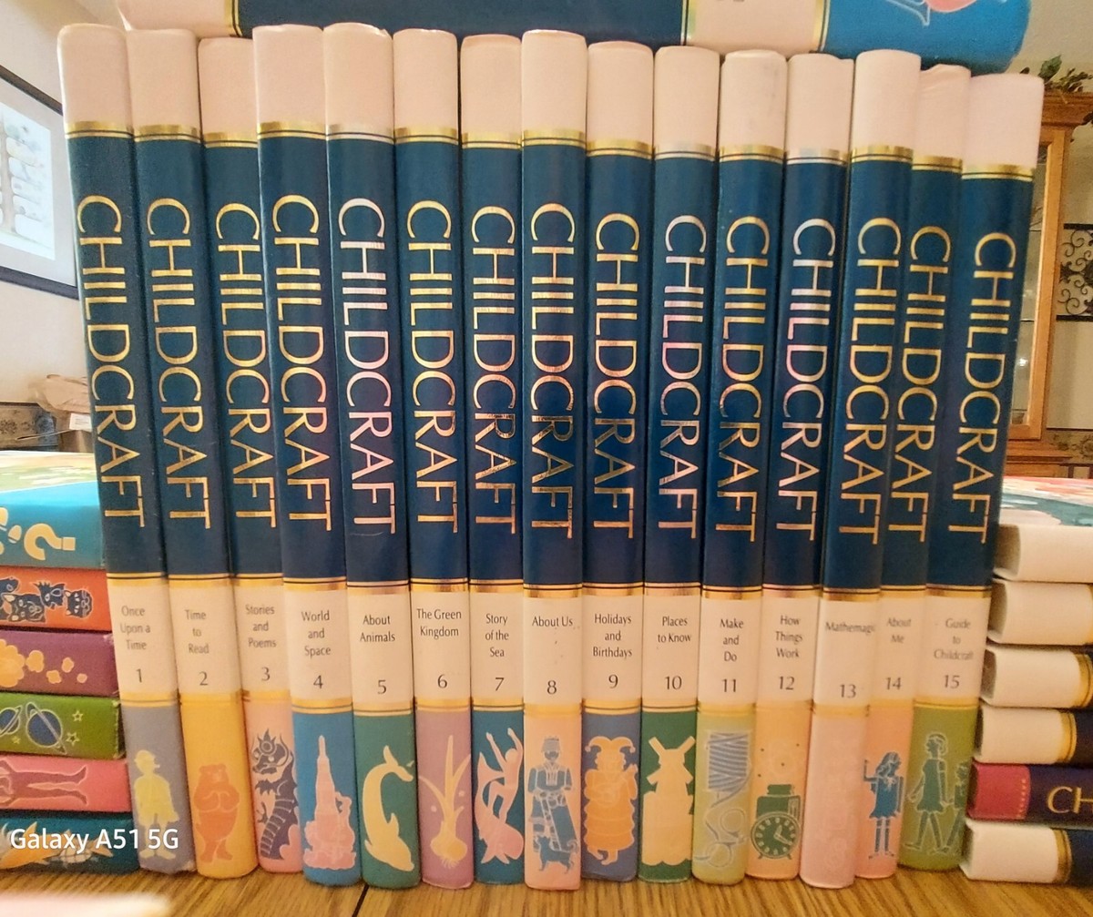 1989 Childcraft books Volumes 1-15, annual supplements 1991
