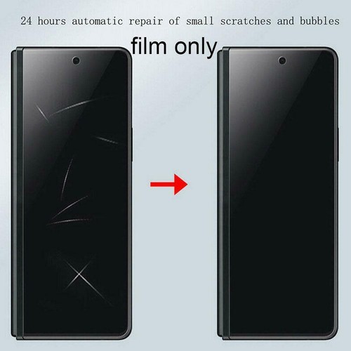 Privacy Screen Protector Anti Soft Film For Samsung Z Fold 5G Galaxy 3 F5P3 - Zdjęcie 5 z 11