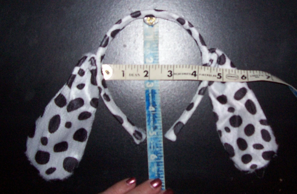 DALMATIAN HEADBAND with EARS for Children Boys Girls Halloween Costume Dress Up - Image 2 of 3