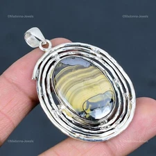 Natural Schalenblende Birthday Ethnic Engagement Trendy Pendant Sterling Silver