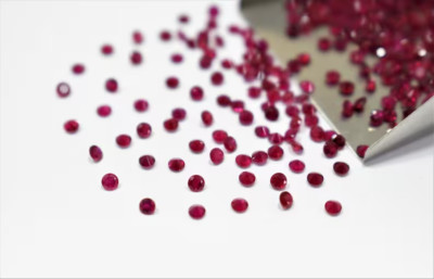 20 Pcs Natural Red Ruby Round Cut 4 mm Loose Gemstone IDGL Certified R 524