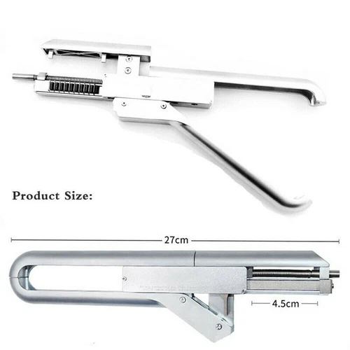 Juego de kit de extensión de cabello humano conector de herramienta de fusión de salón máquina de extensión 6D Reino Unido - Imagen 6 de 7
